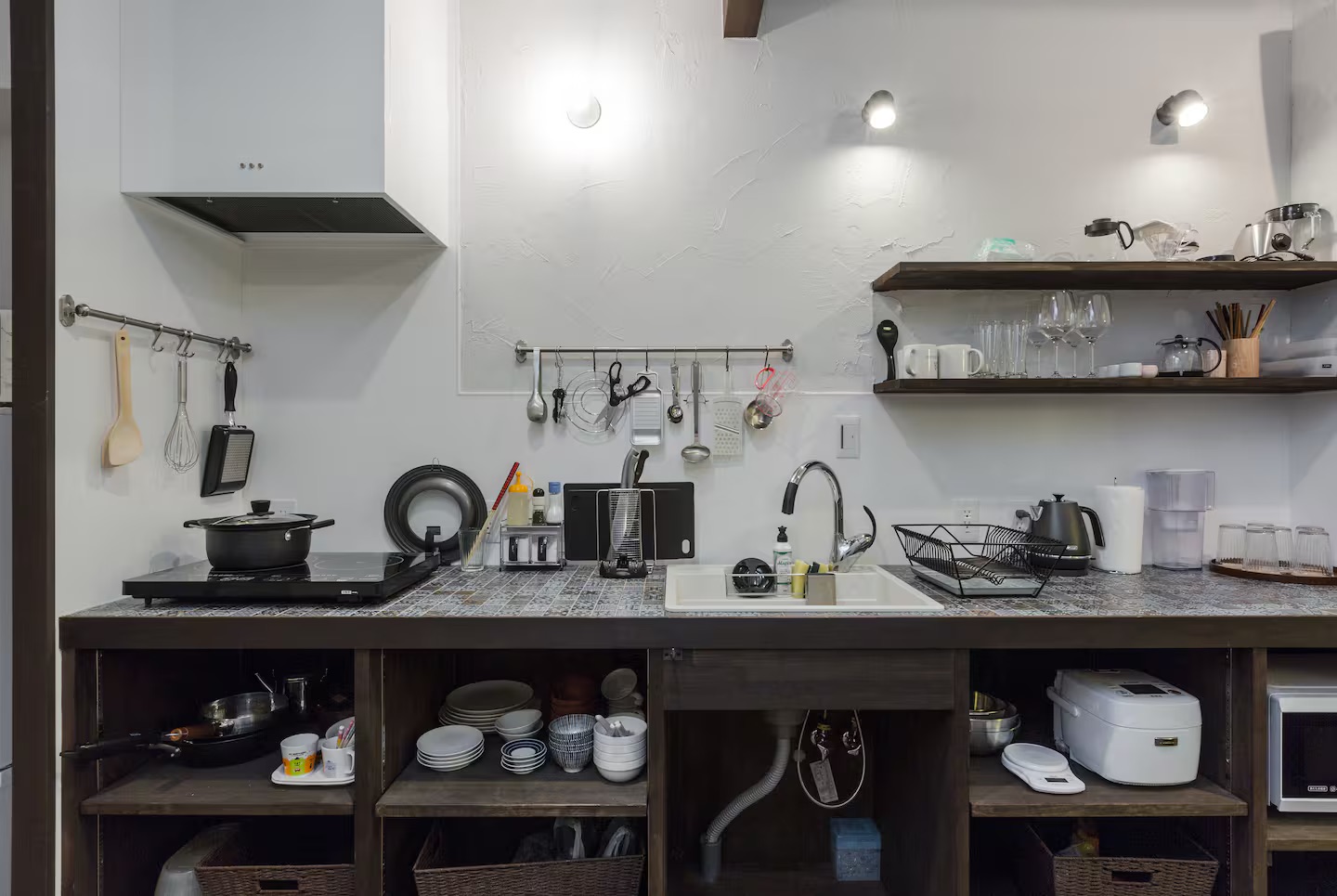 Private kitchen at the Cottage