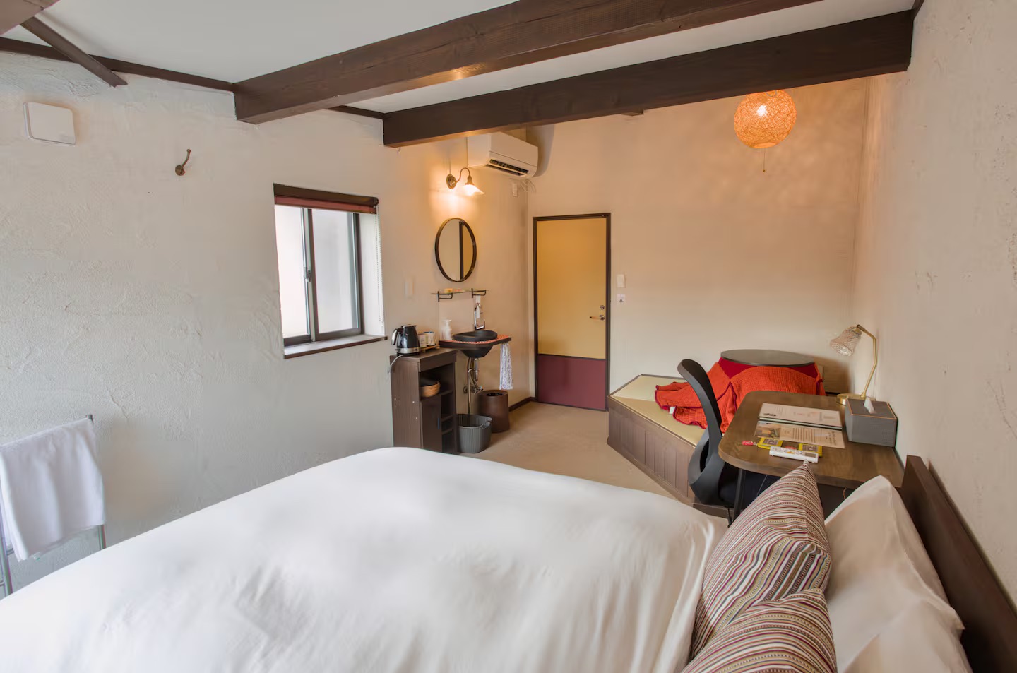 A private room at the Hostel